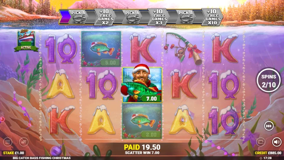 Big Catch Bass Fishing Christmas — screenshot 4