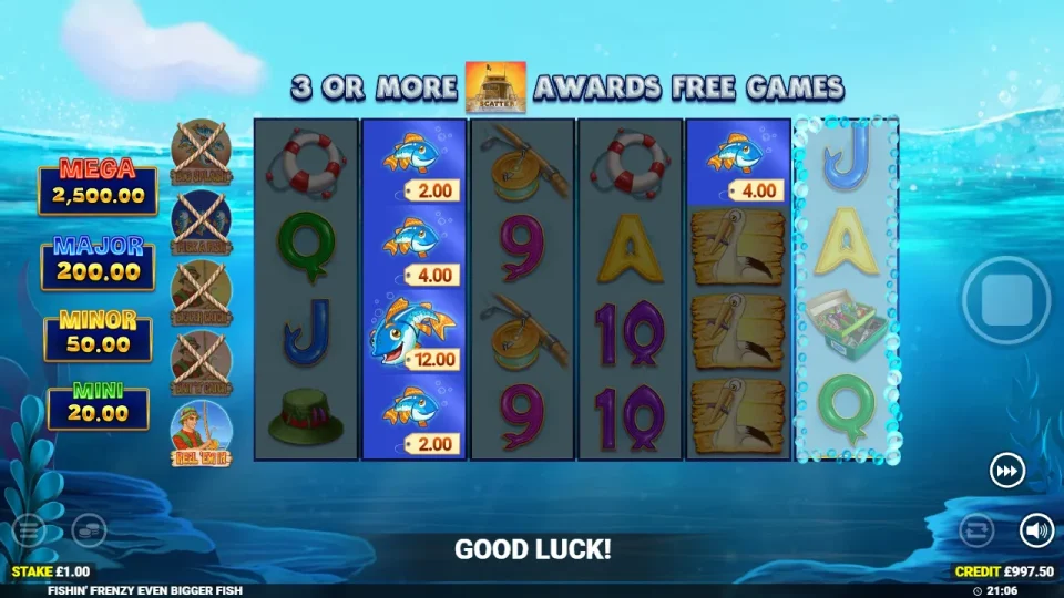 Fishin’ Frenzy Even Bigger Fish — screenshot 5