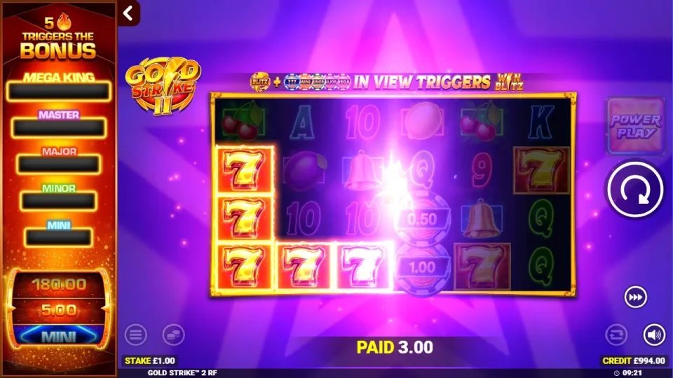 Gold Strike II Rapid Fire Jackpots — screenshot 3