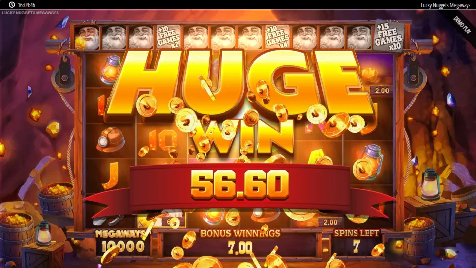 Lucky Nuggets Megaways — screenshot 5