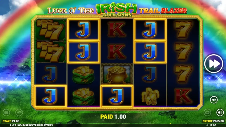 Luck O’ The Irish Gold Spins Trail Blazer — screenshot 1