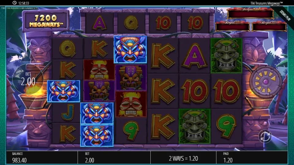 Tiki Treasures Megaways — screenshot 1