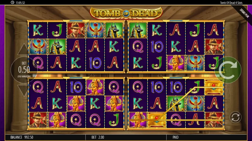 Tomb Of Dead Power 4 Slots — screenshot 1