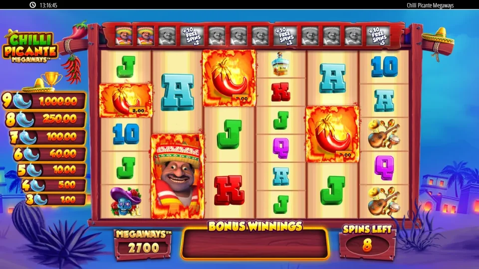 Chilli Picante Megaways — screenshot 6