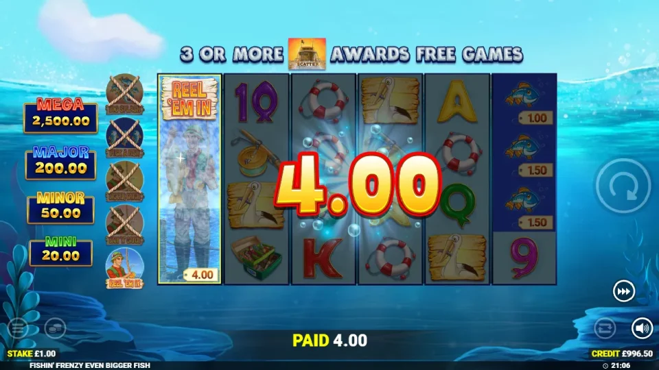 Fishin’ Frenzy Even Bigger Fish — screenshot 7