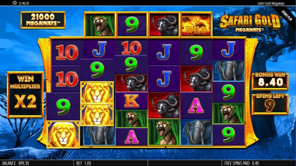 Safari Gold Megaways — screenshot 6