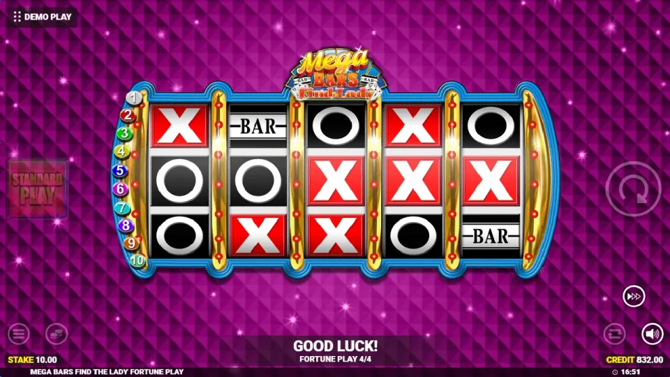 Mega Bars Find The Lady Fortune Play — screenshot 1