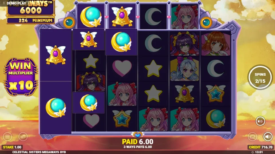 Celestial Sisters Megaways — screenshot 2