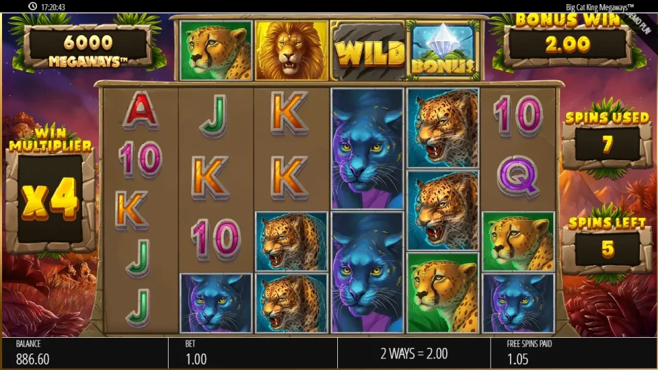 Big Cat King Megaways — screenshot 2
