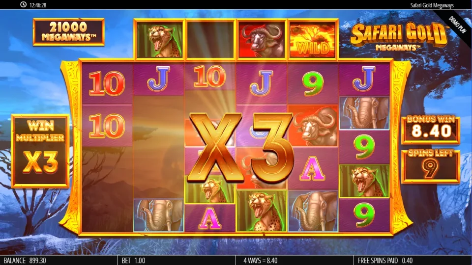 Safari Gold Megaways — screenshot 5