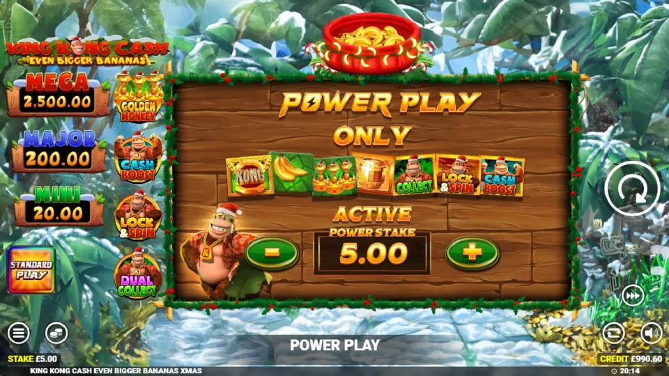 King Kong Cash Even Bigger Bananas Power Play — screenshot 7
