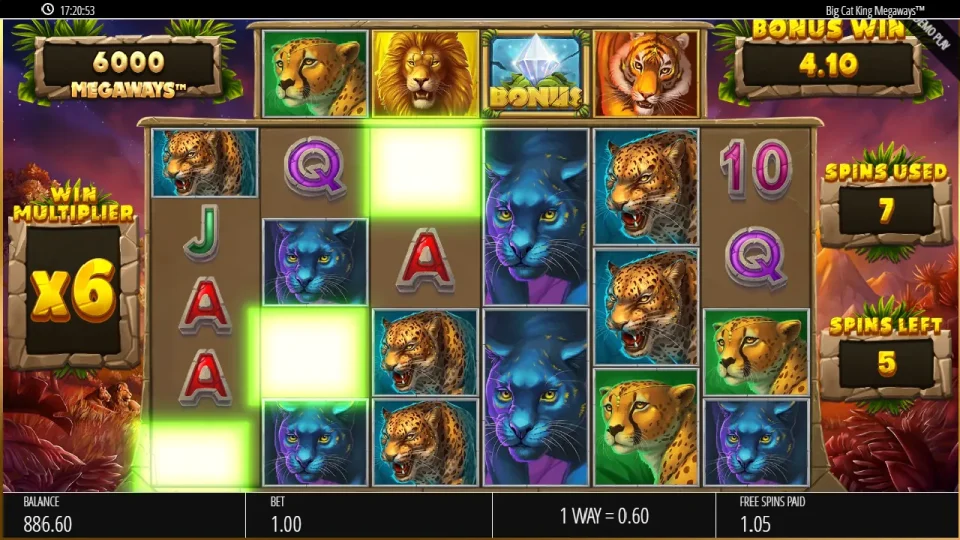 Big Cat King Megaways — screenshot 1