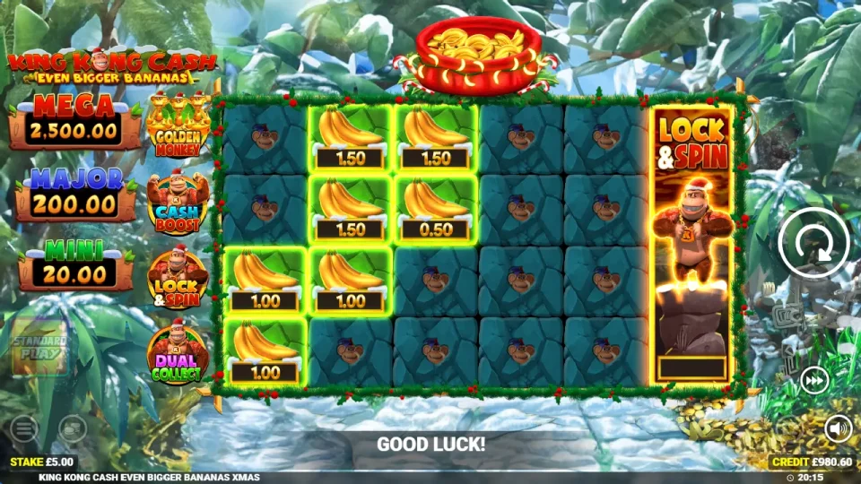 King Kong Cash Even Bigger Bananas Power Play — screenshot 8