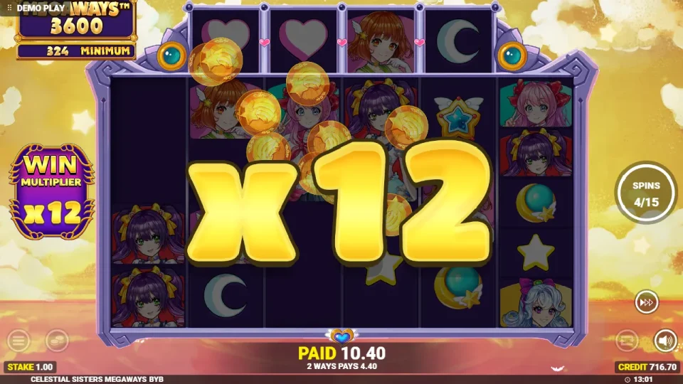 Celestial Sisters Megaways — screenshot 1