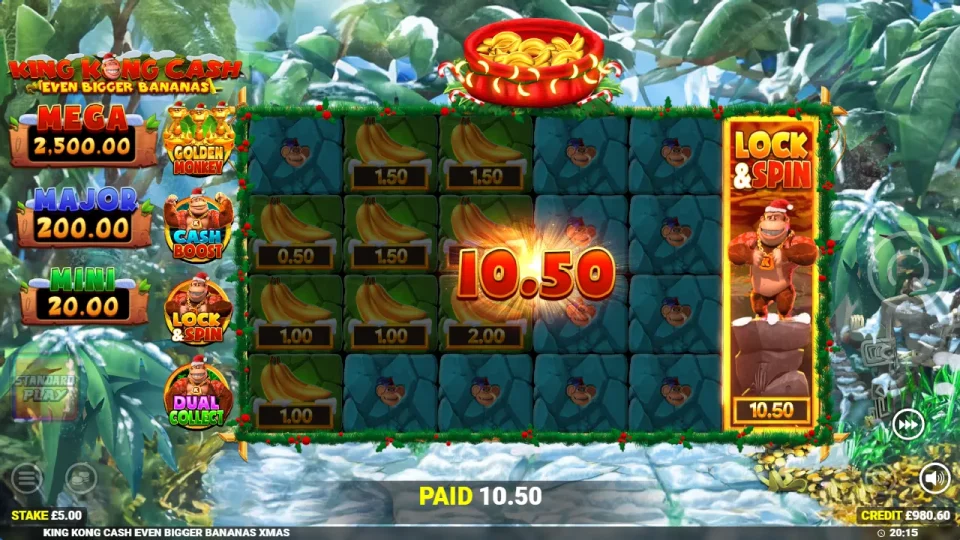 King Kong Cash Even Bigger Bananas Power Play — screenshot 9