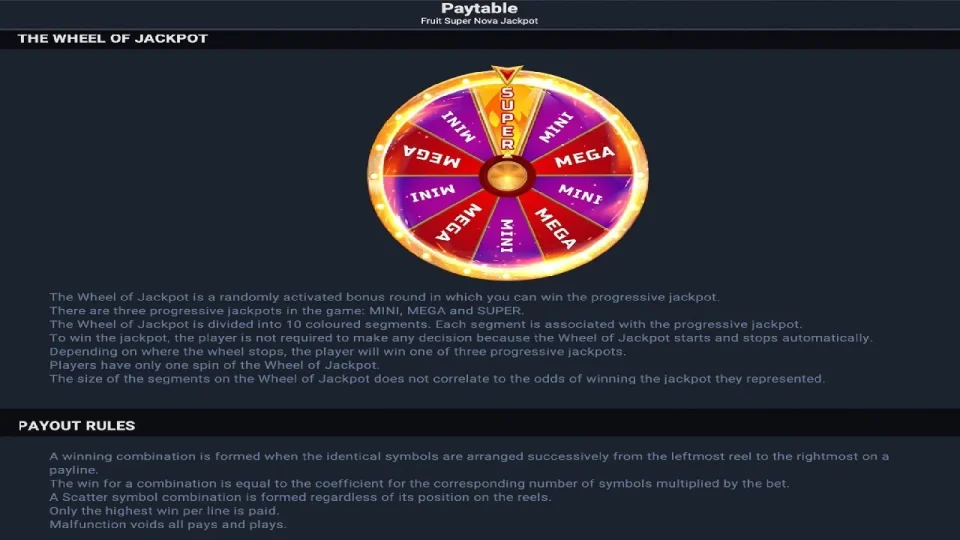 Fruit Super Nova Jackpot — screenshot 1