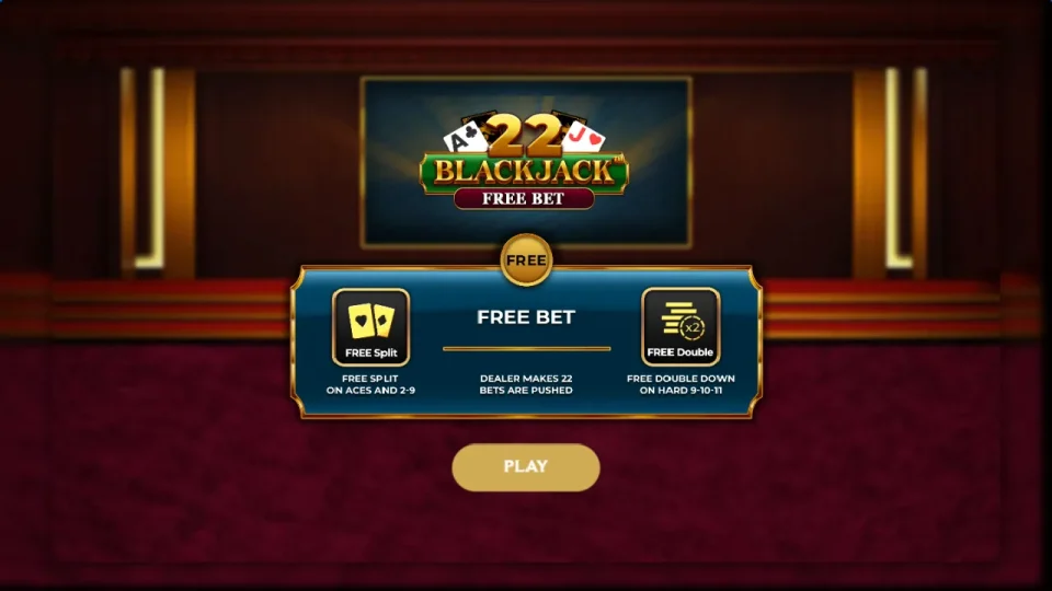 22 Blackjack – Free Bet — screenshot 1