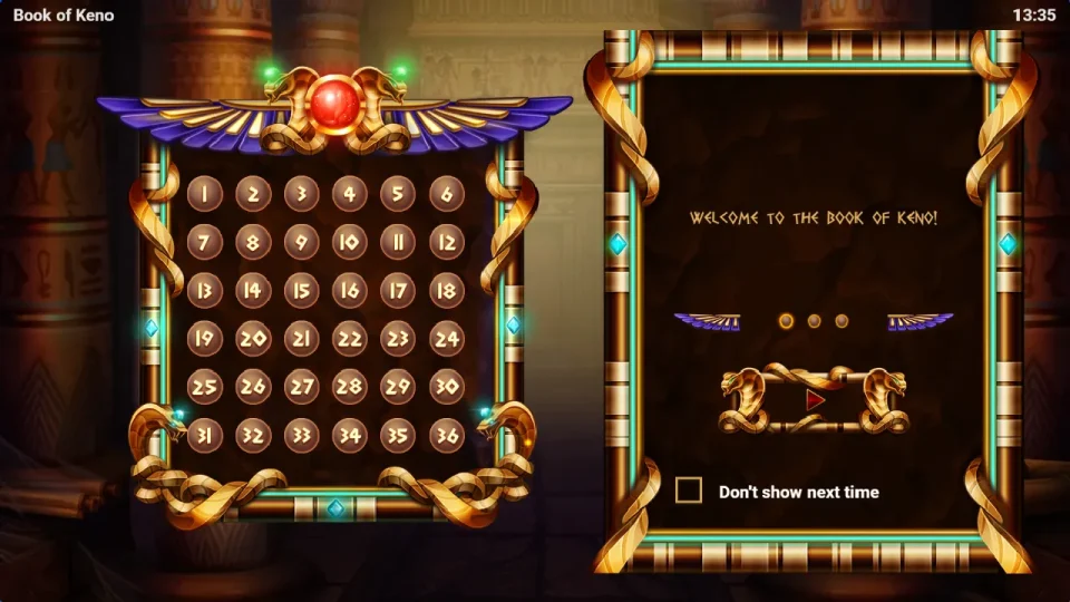 Book of Keno — screenshot 1