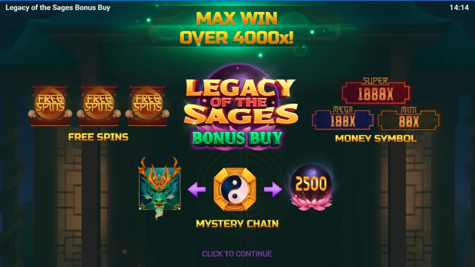 Legacy of the Sages Bonus Buy — screenshot 5