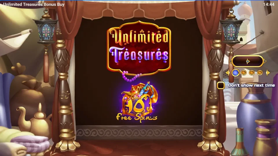 Unlimited Treasures Bonus Buy — screenshot 1