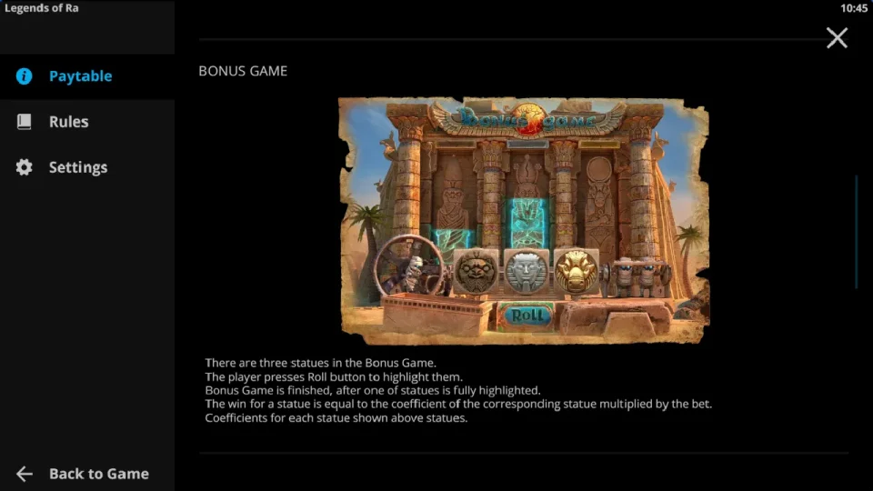 Legend of Ra — screenshot 1