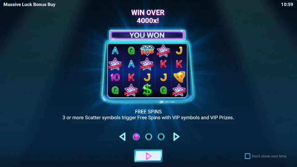 Massive Luck Bonus Buy — screenshot 1