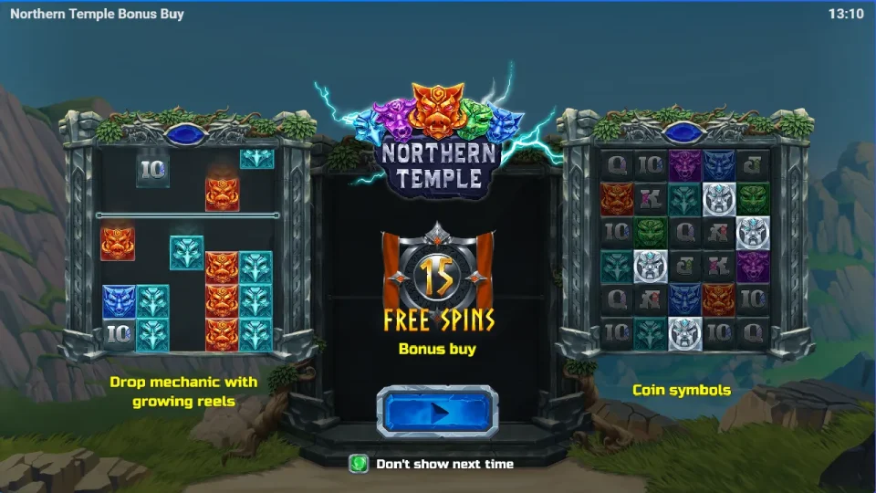 Northern Temple Bonus Buy — screenshot 1