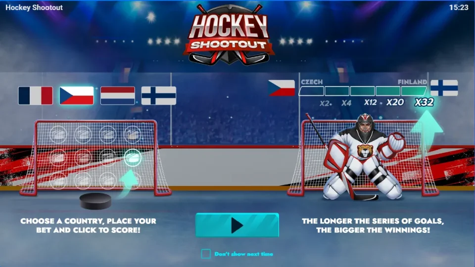 Hockey Shootout — screenshot 1