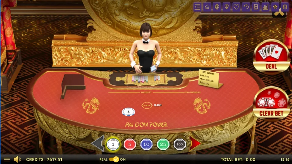 Pai Gow Poker Heads-Up 3D Dragon Edition — screenshot 1