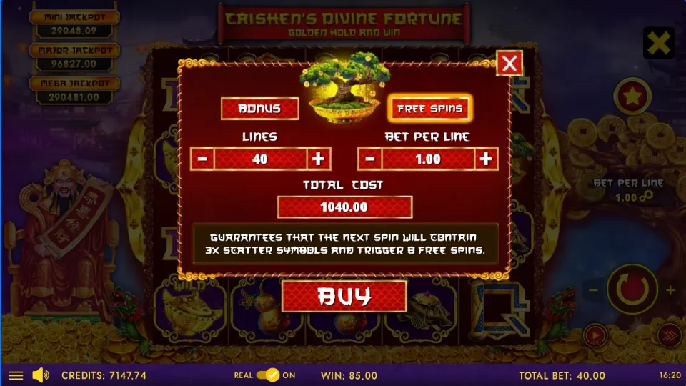 Caishen’s Divine Fortune — screenshot 1