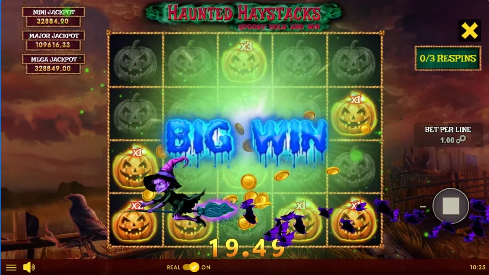 Haunted Haystacks – Spooky Hold and Win — screenshot 1