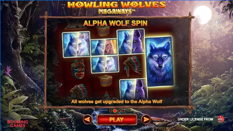 Howling Wolves Megaways — screenshot 2