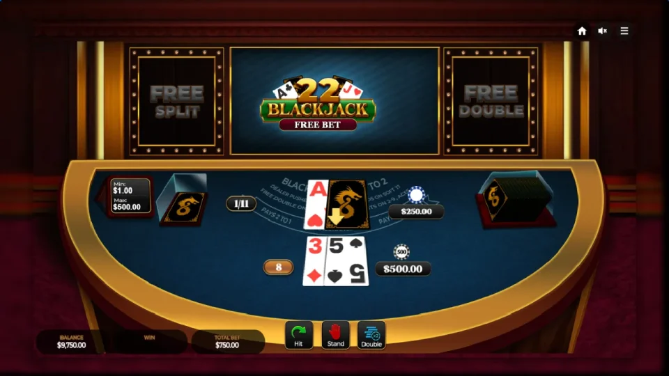 22 Blackjack – Free Bet — screenshot 2