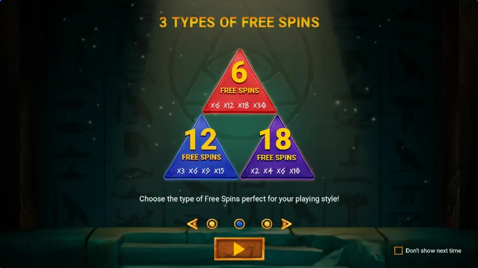 Curse of the Pharaoh Bonus Buy — screenshot 2