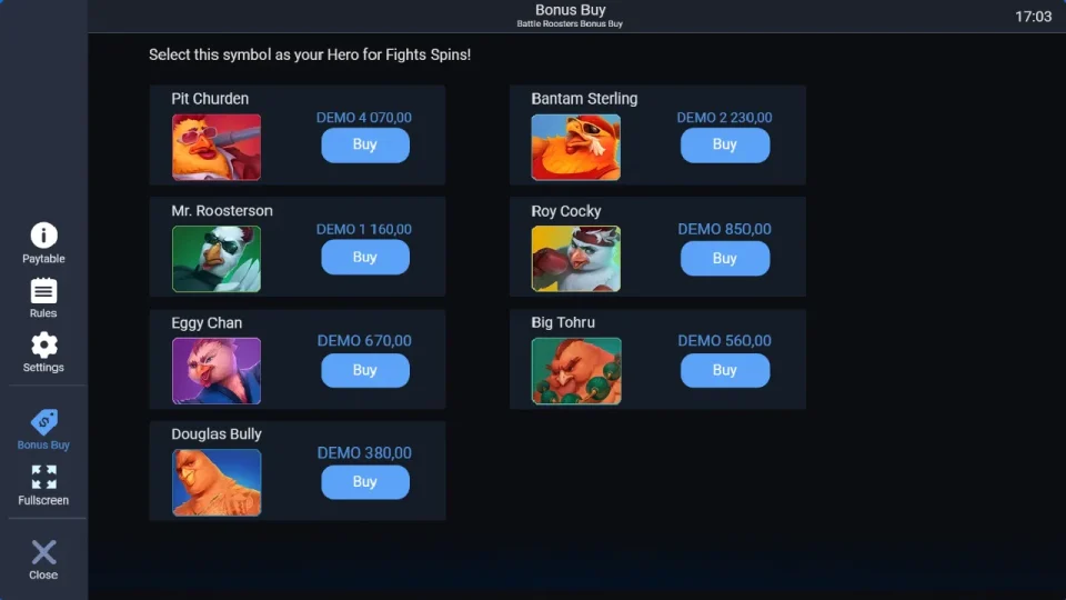 Battle Roosters Bonus Buy — screenshot 5