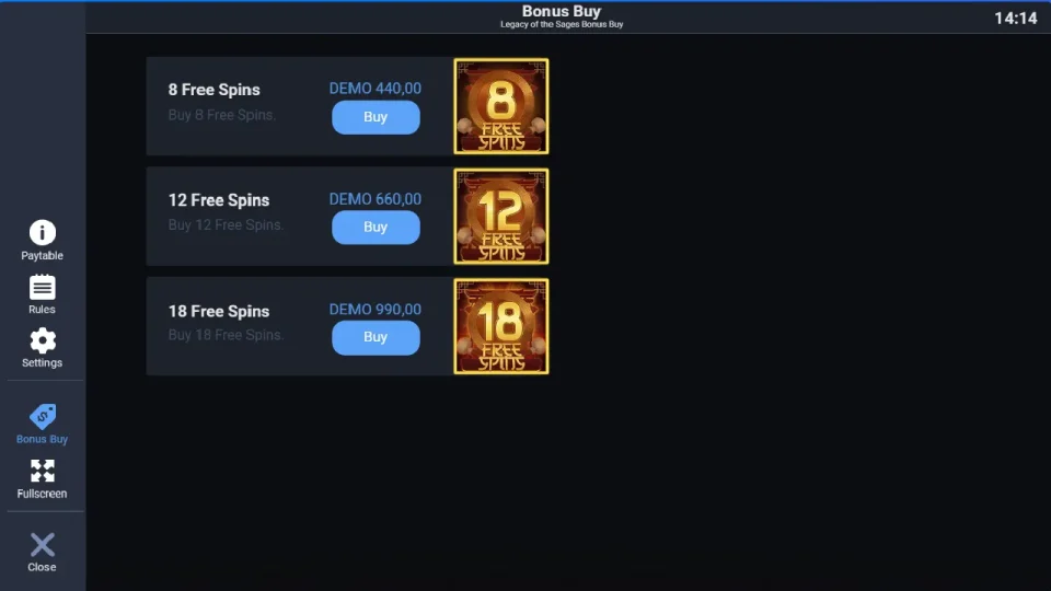 Legacy of the Sages Bonus Buy — screenshot 6