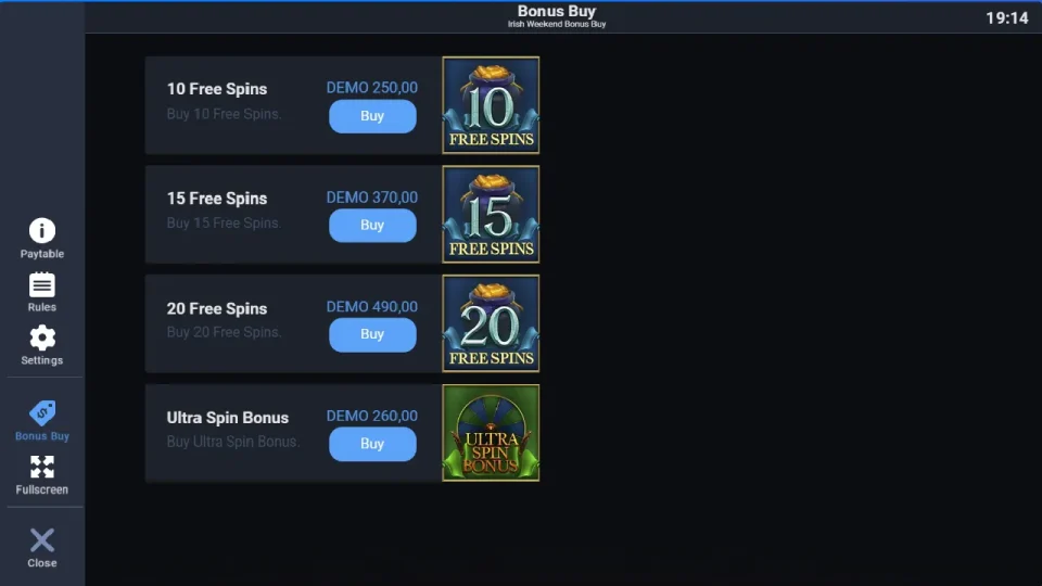 Irish Weekend Bonus Buy — screenshot 2