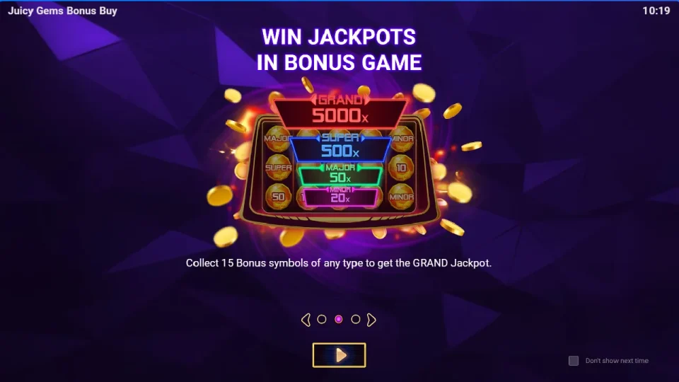 Juicy Gems Bonus Buy — screenshot 2