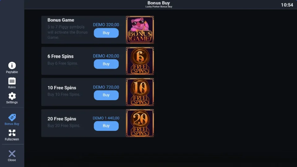 Lucky Porker Bonus Buy — screenshot 2