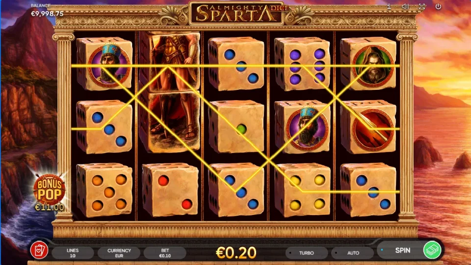 Almighty Sparta Dice — screenshot 2