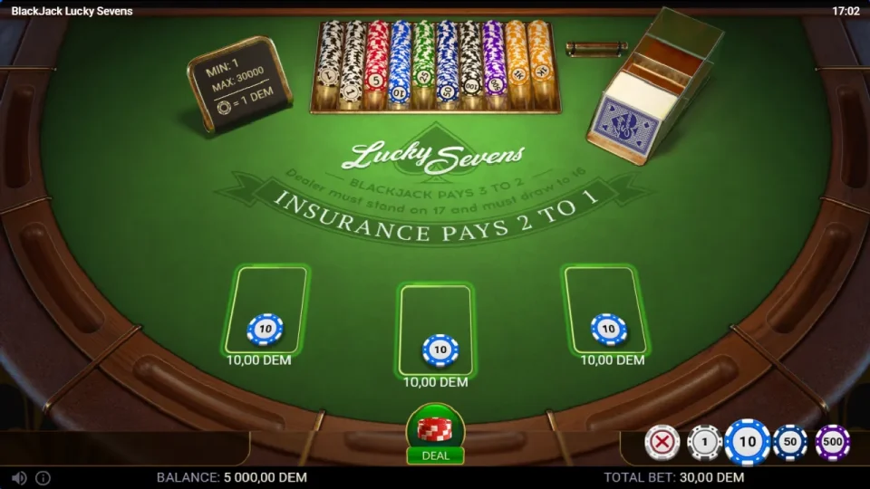 Blackjack: Lucky Sevens — screenshot 2