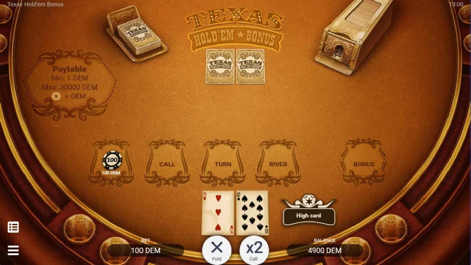 Texas Holdem Bonus — screenshot 2