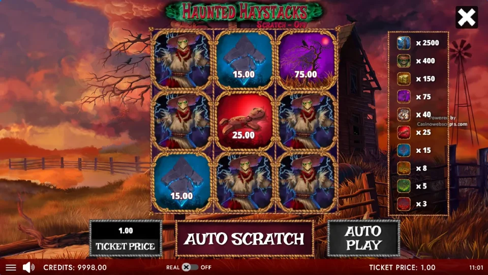 Haunted Haystacks Scratch-Off — screenshot 2