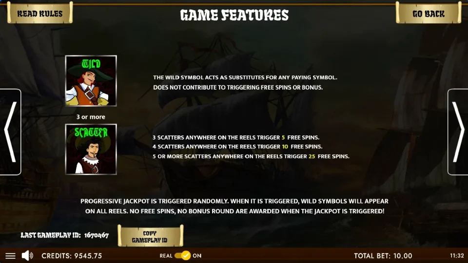 The Three Musketeers’ Bonus — screenshot 2