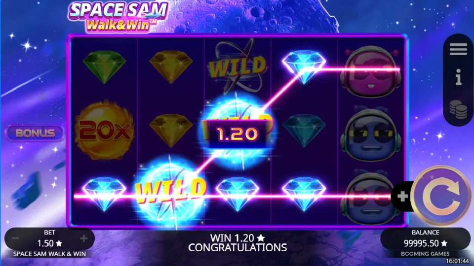 Space Sam Walk & Win — screenshot 4