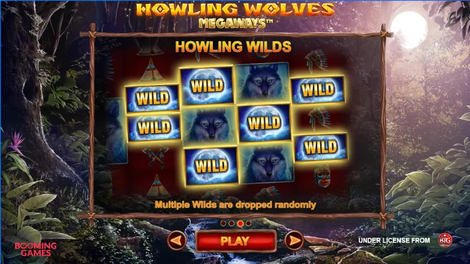Howling Wolves Megaways — screenshot 3