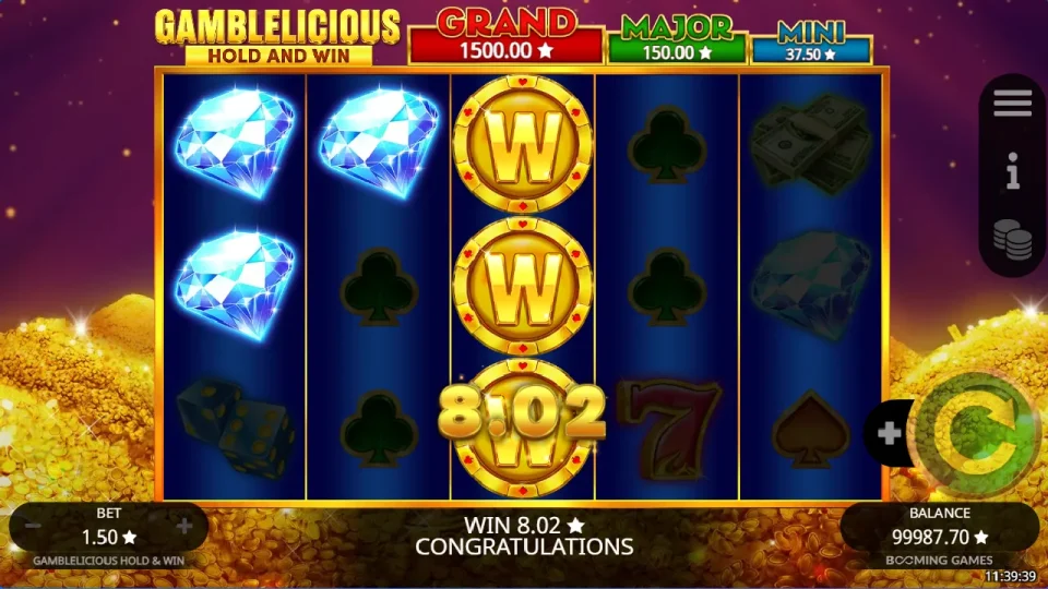 Gamblelicious Hold and Win — screenshot 1