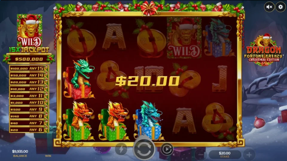 Dragon Fortune Frenzy Christmas Edition — screenshot 3