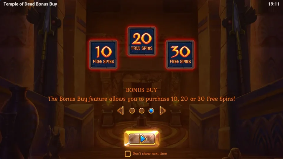 Temple of Dead Bonus Buy — screenshot 4