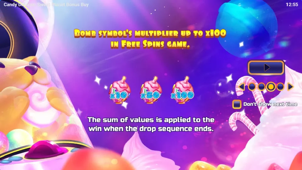 Candy Dreams Sweet Planet Bonus Buy — screenshot 3
